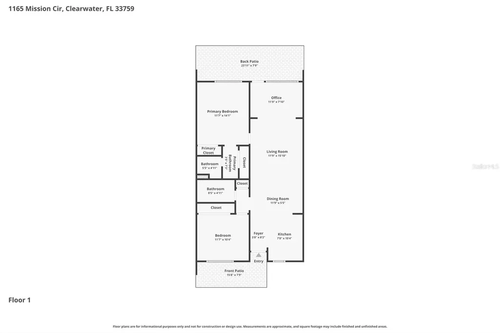 1165 Mission Circle Clearwater FL 33759