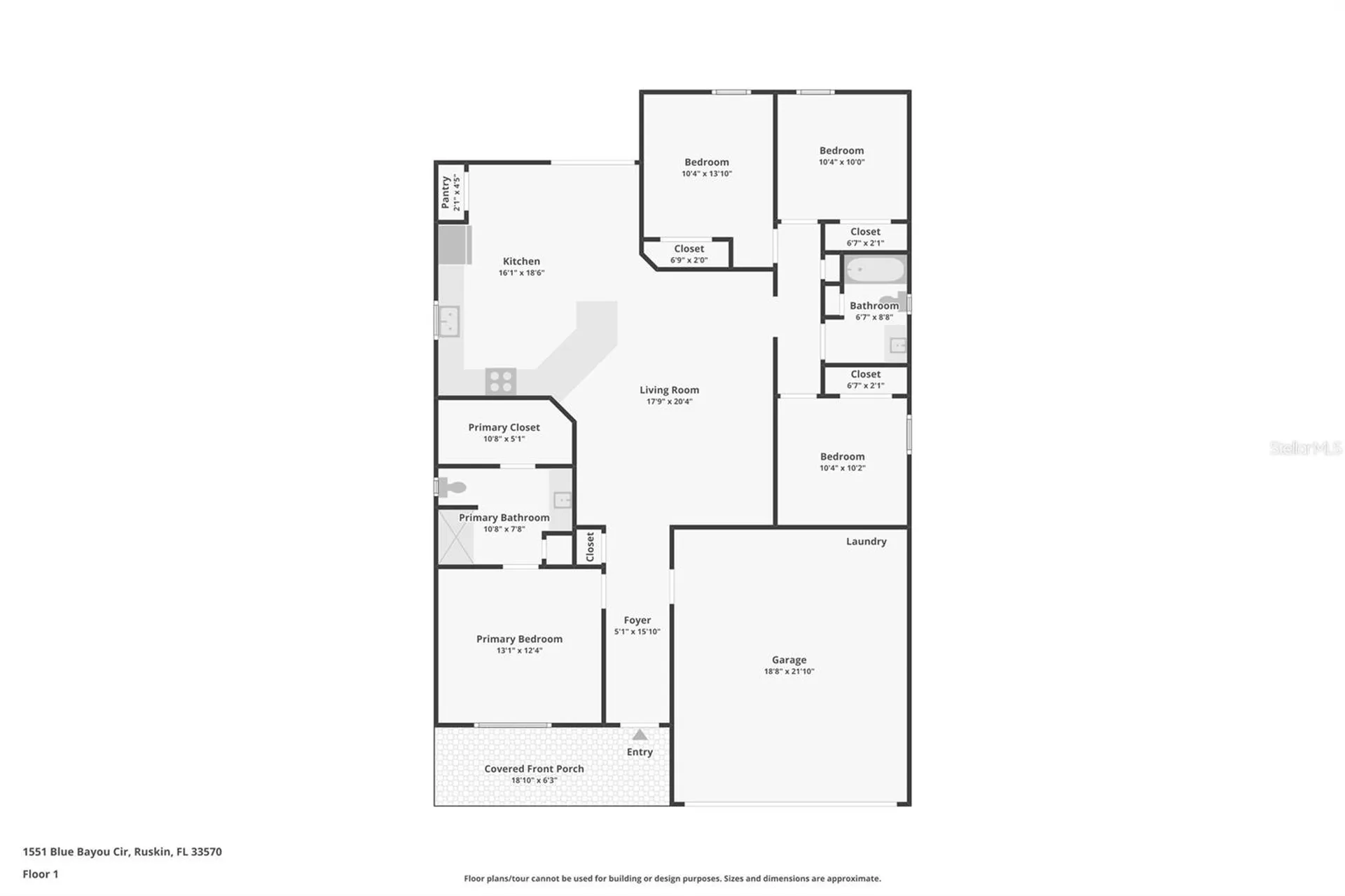 1551 Blue Bayou Circle Ruskin FL 33570