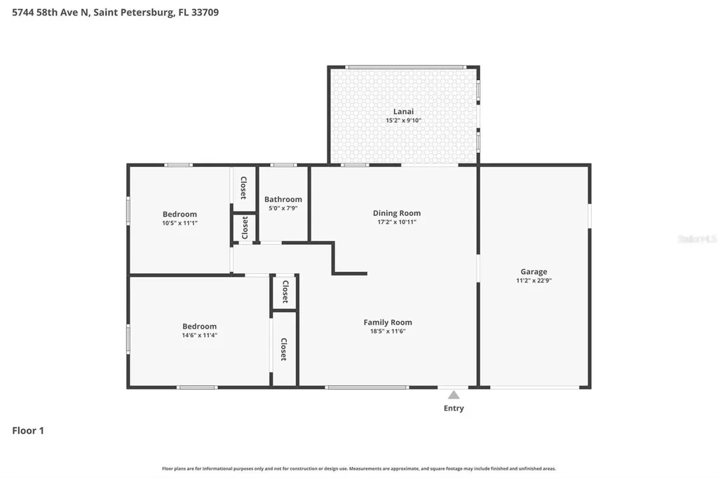 5744 58th Avenue N St Petersburg FL 33709