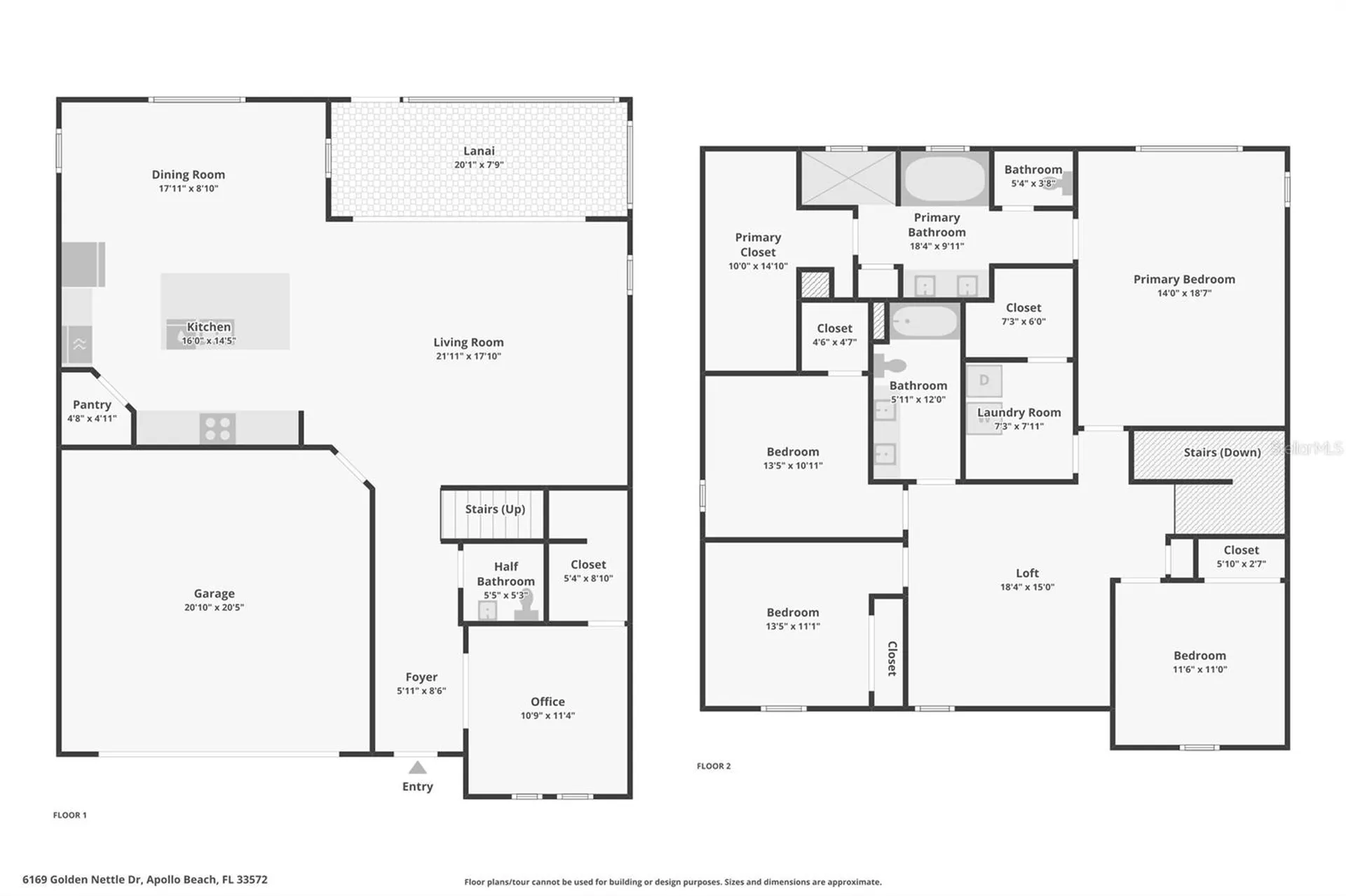 6169 Golden Nettle Drive Apollo Beach FL 33572