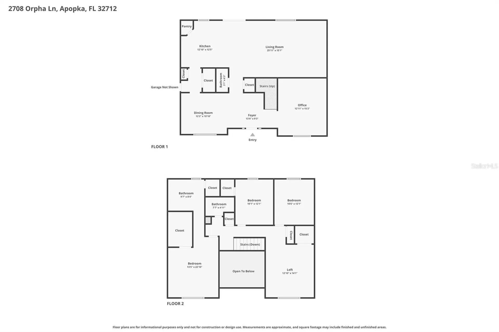 2708 Orpha Lane Apopka FL 32712