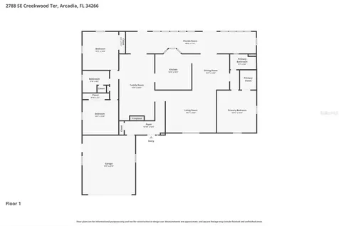 2788 SE Creekwood Terrace Arcadia FL 34266