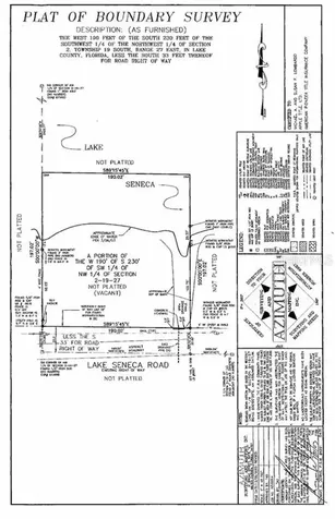 Lake Seneca Road Eustis FL 32736