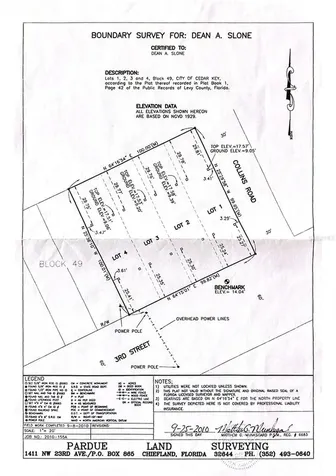 Tbd 3rd Street Cedar Key FL 32625