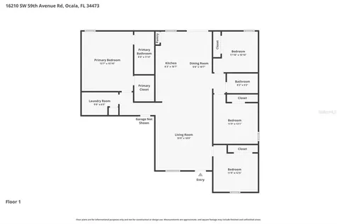 16210 SW 59th Avenue Road Ocala FL 34473