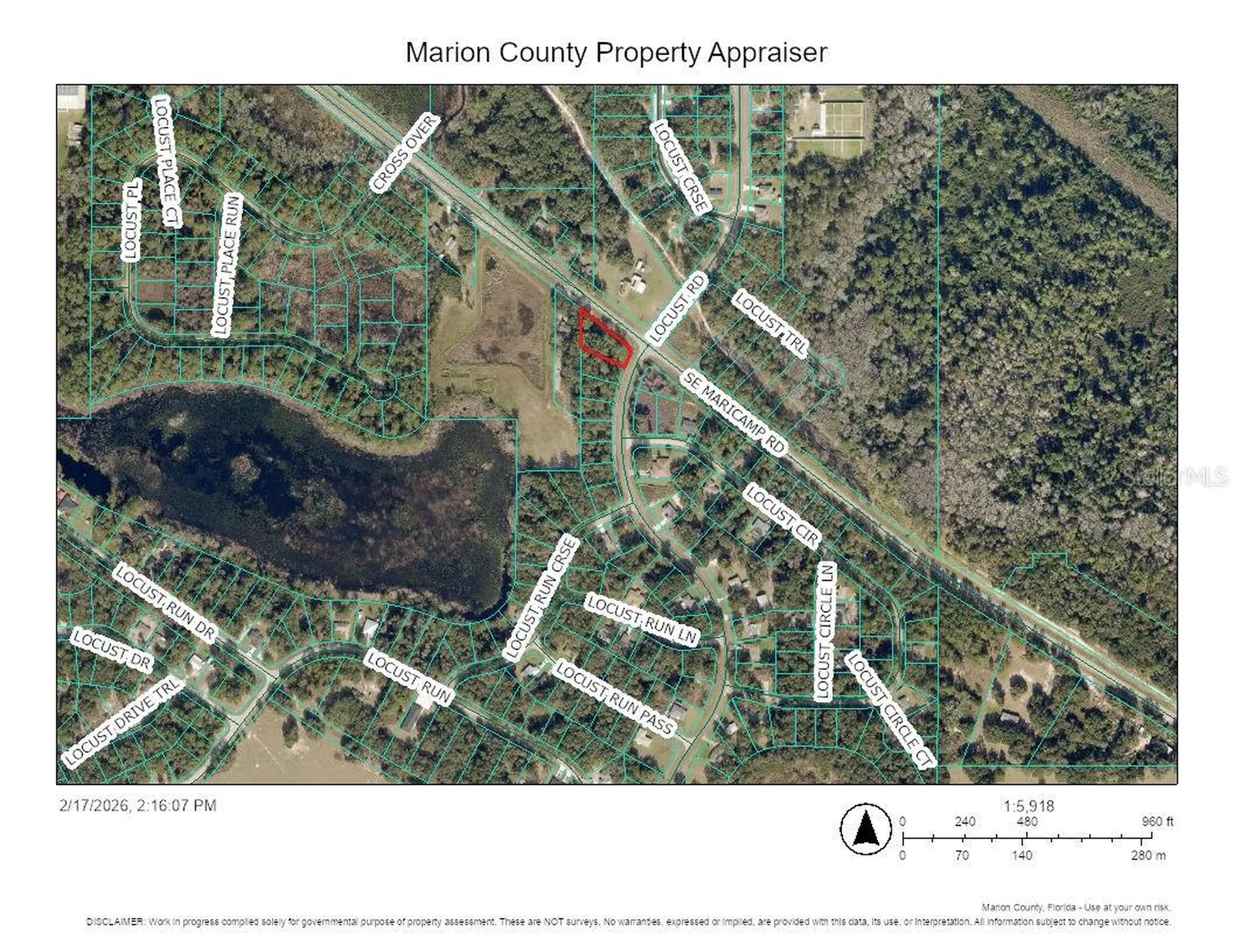 Locust Road Ocklawaha FL 32183