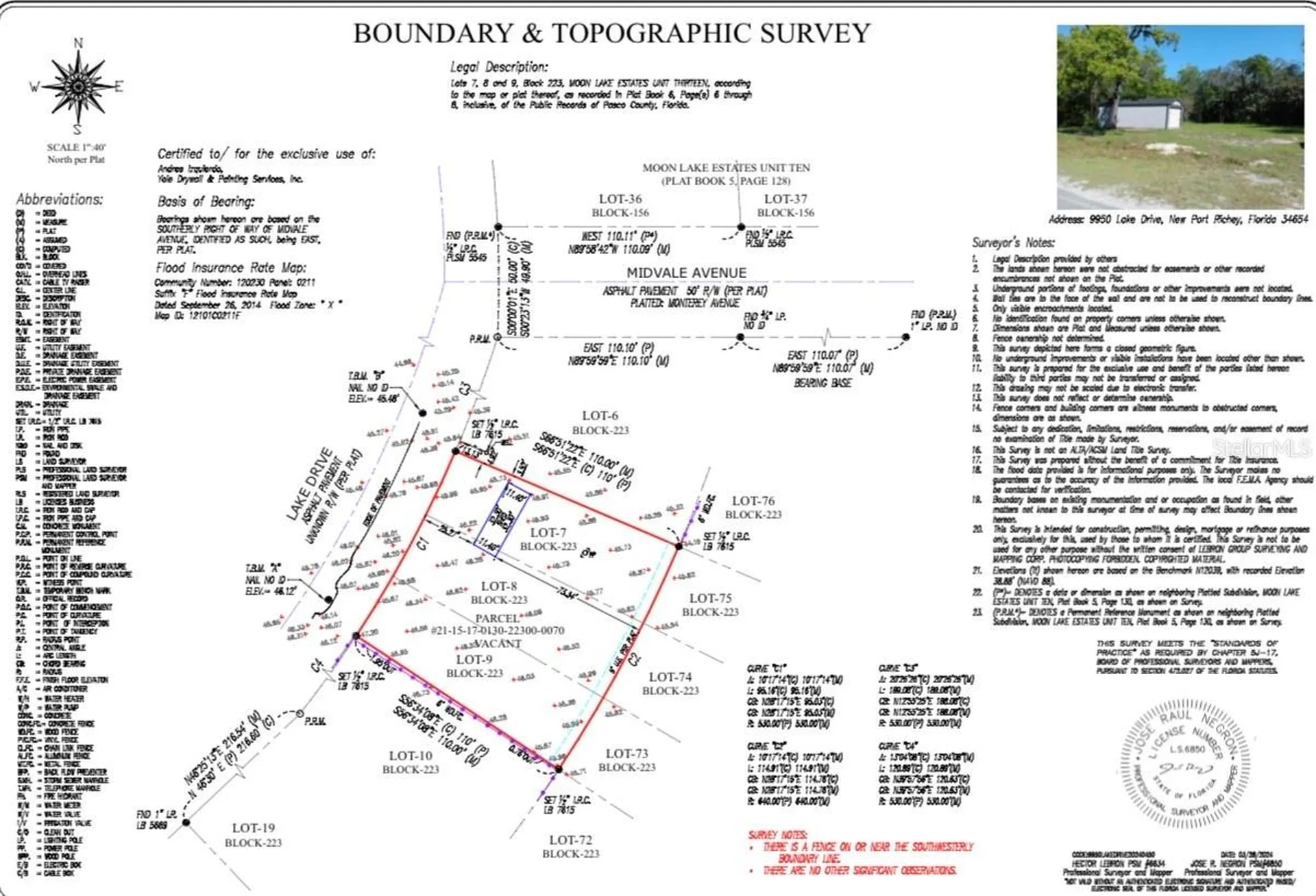 9950 Lake Drive New Port Richey FL 34654