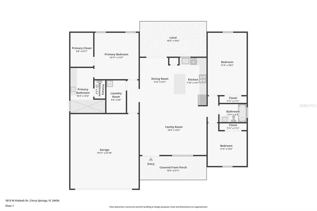 1813 W Hialeah Drive Citrus Springs FL 34434