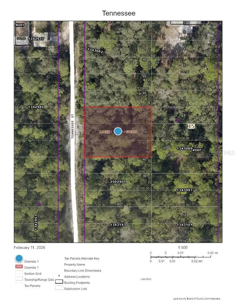 Tennessee Street Paisley FL 32767