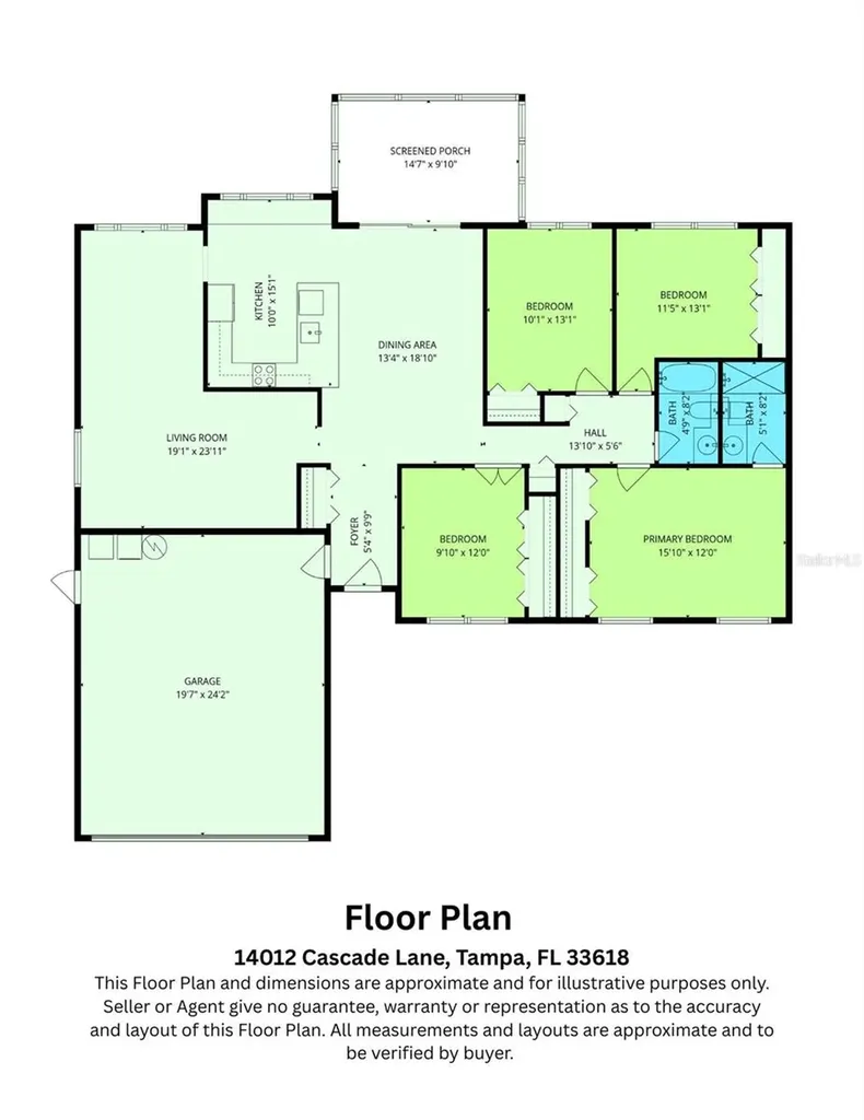14012 Cascade Lane Tampa FL 33618