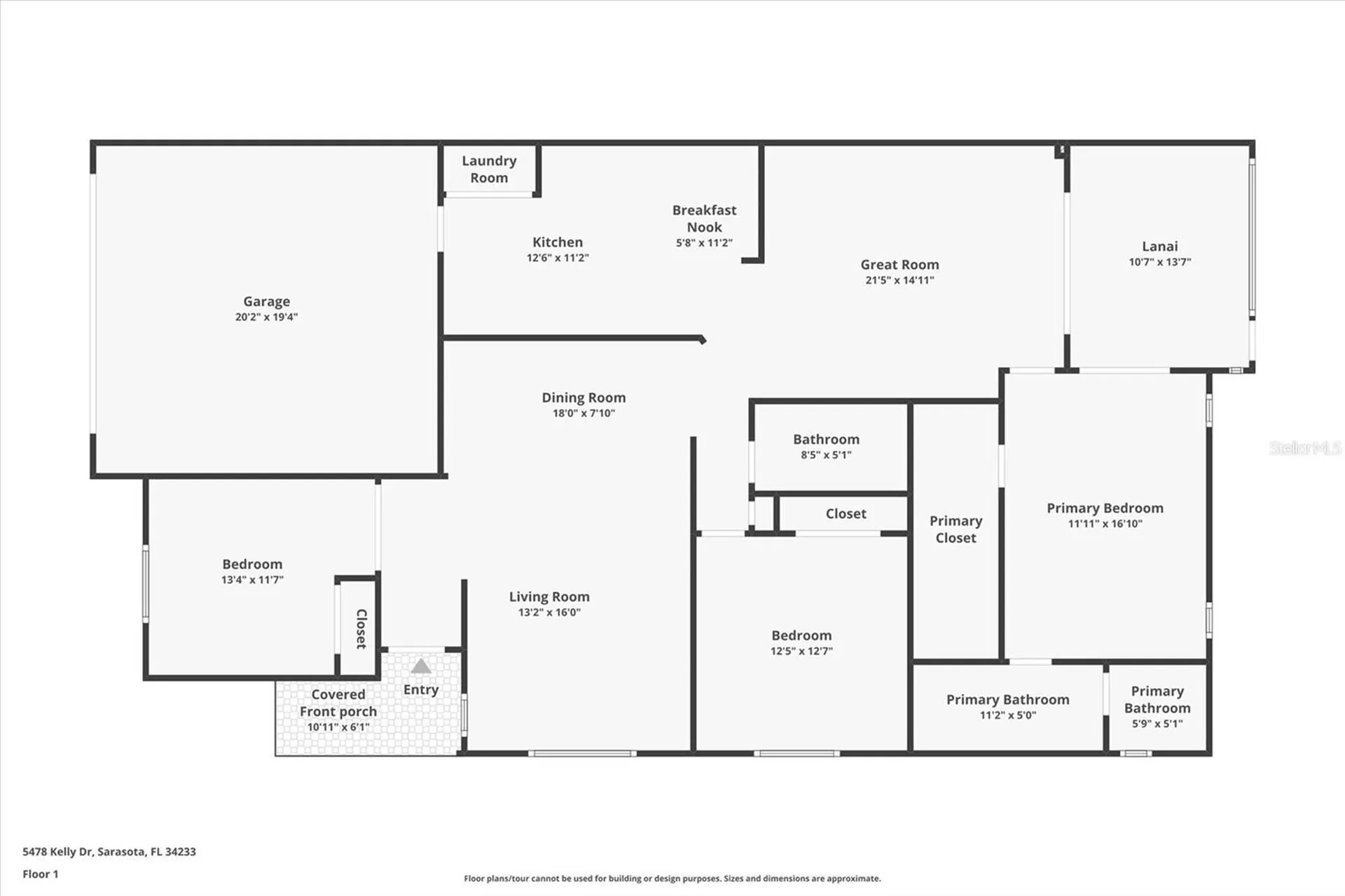 5478 Kelly Drive Sarasota FL 34233