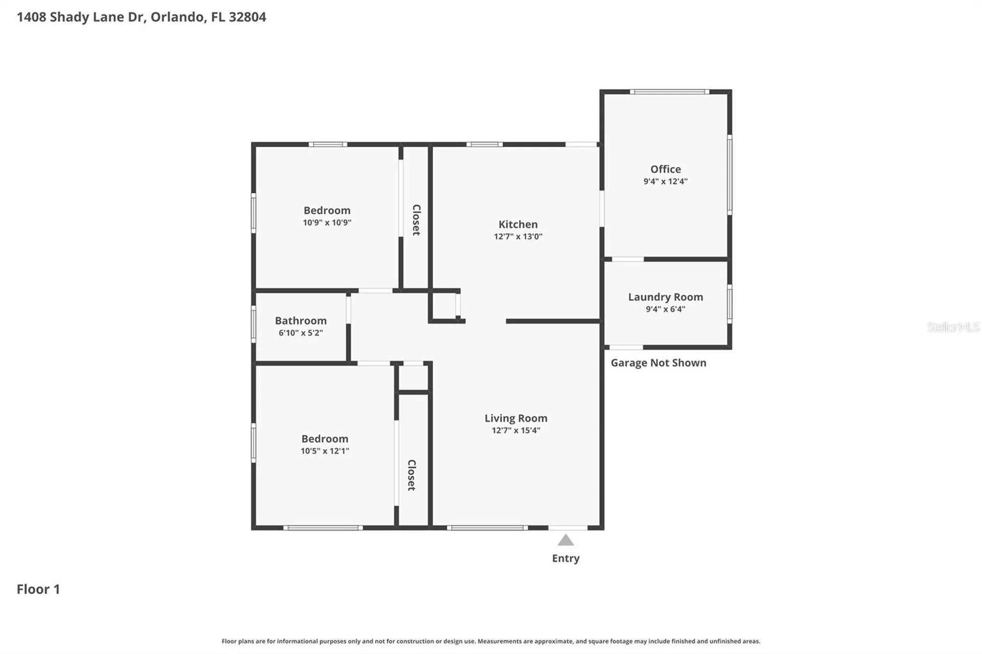 1408 Shady Lane Drive Orlando FL 32804