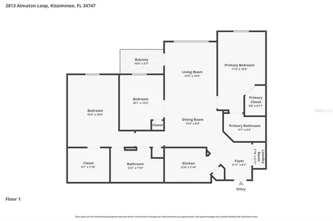 2813 Almaton Loop Kissimmee FL 34747