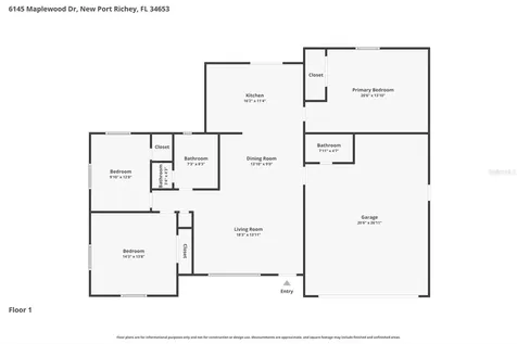 6145 Maplewood Drive New Port Richey FL 34653