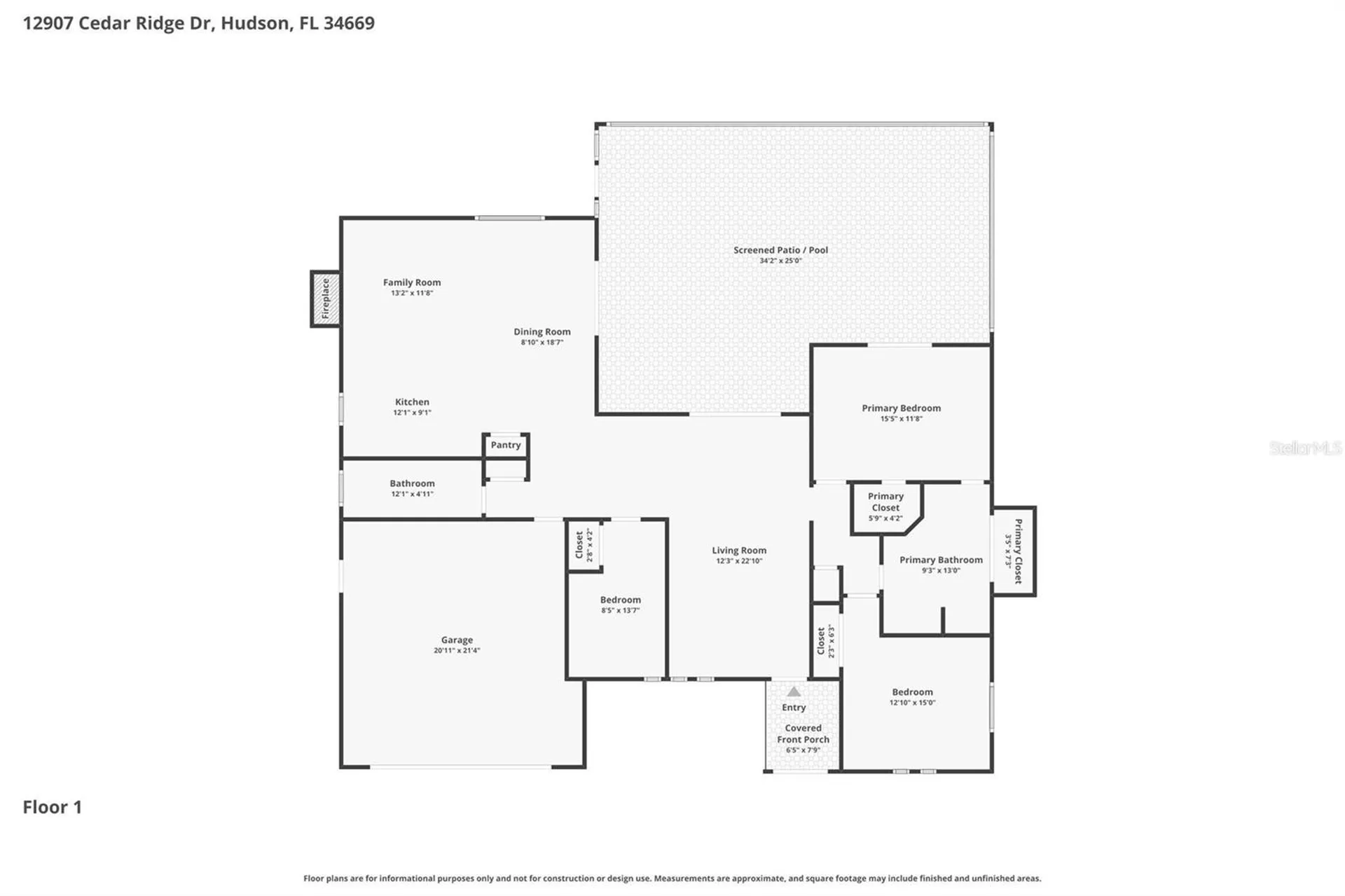 12907 Cedar Ridge Drive Hudson FL 34669