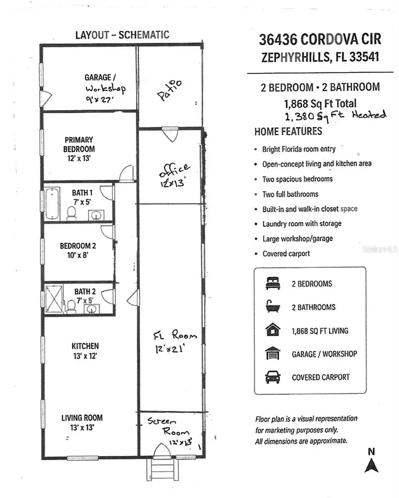 36436 Cordova Circle Zephyrhills FL 33541