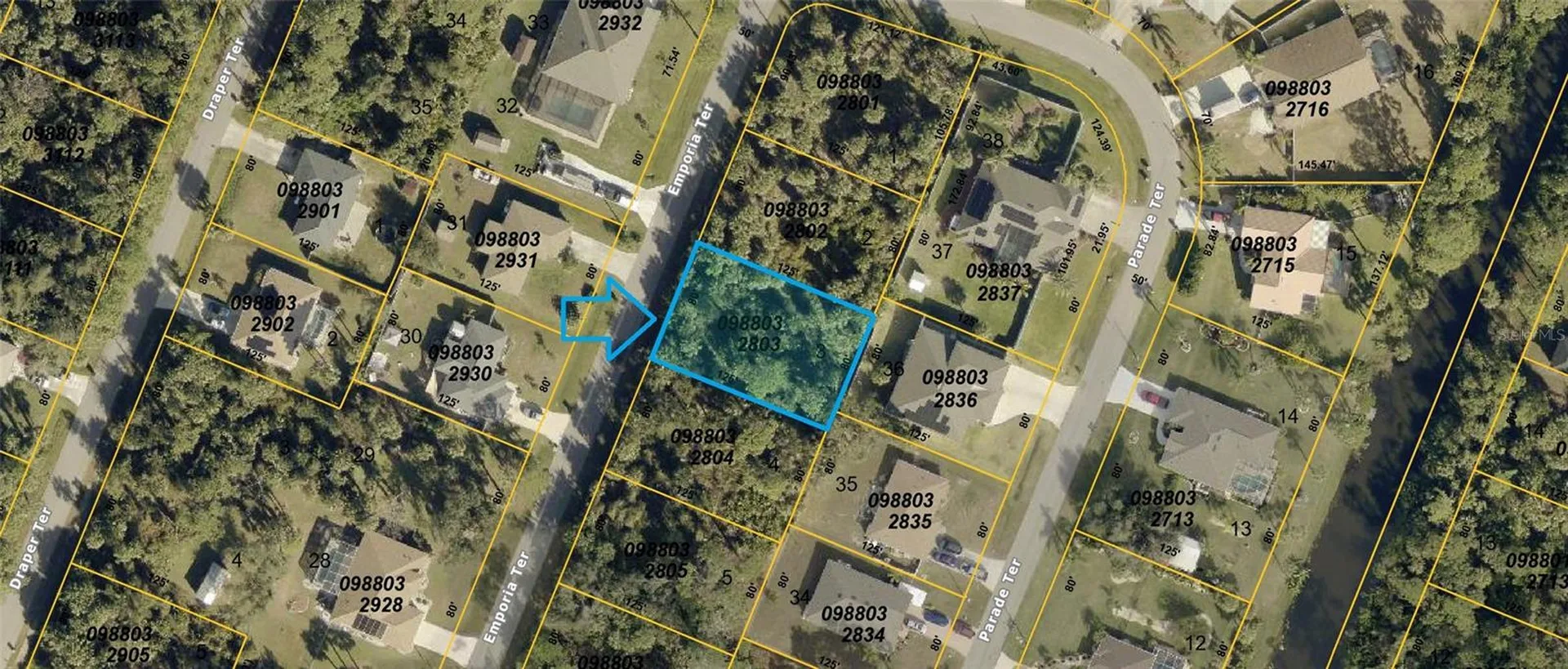 Lot 3, Emporia Terrace North Port FL 34286