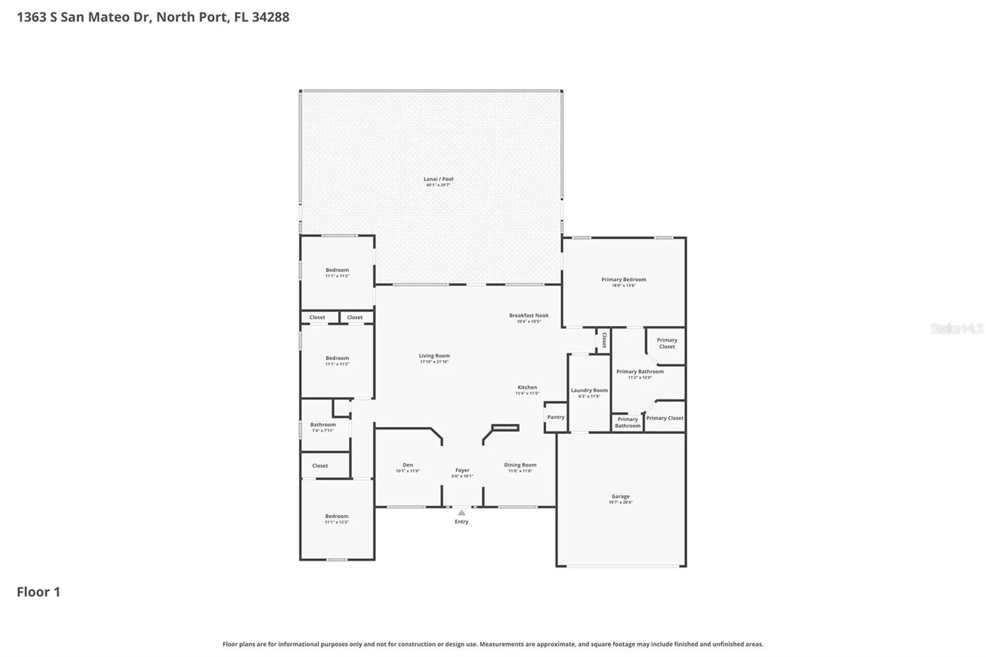 1363 S San Mateo Drive North Port FL 34288