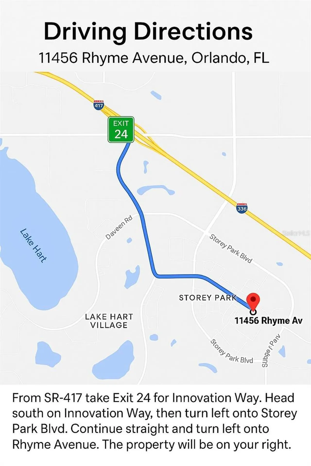 11456 Rhyme Avenue Orlando FL 32832