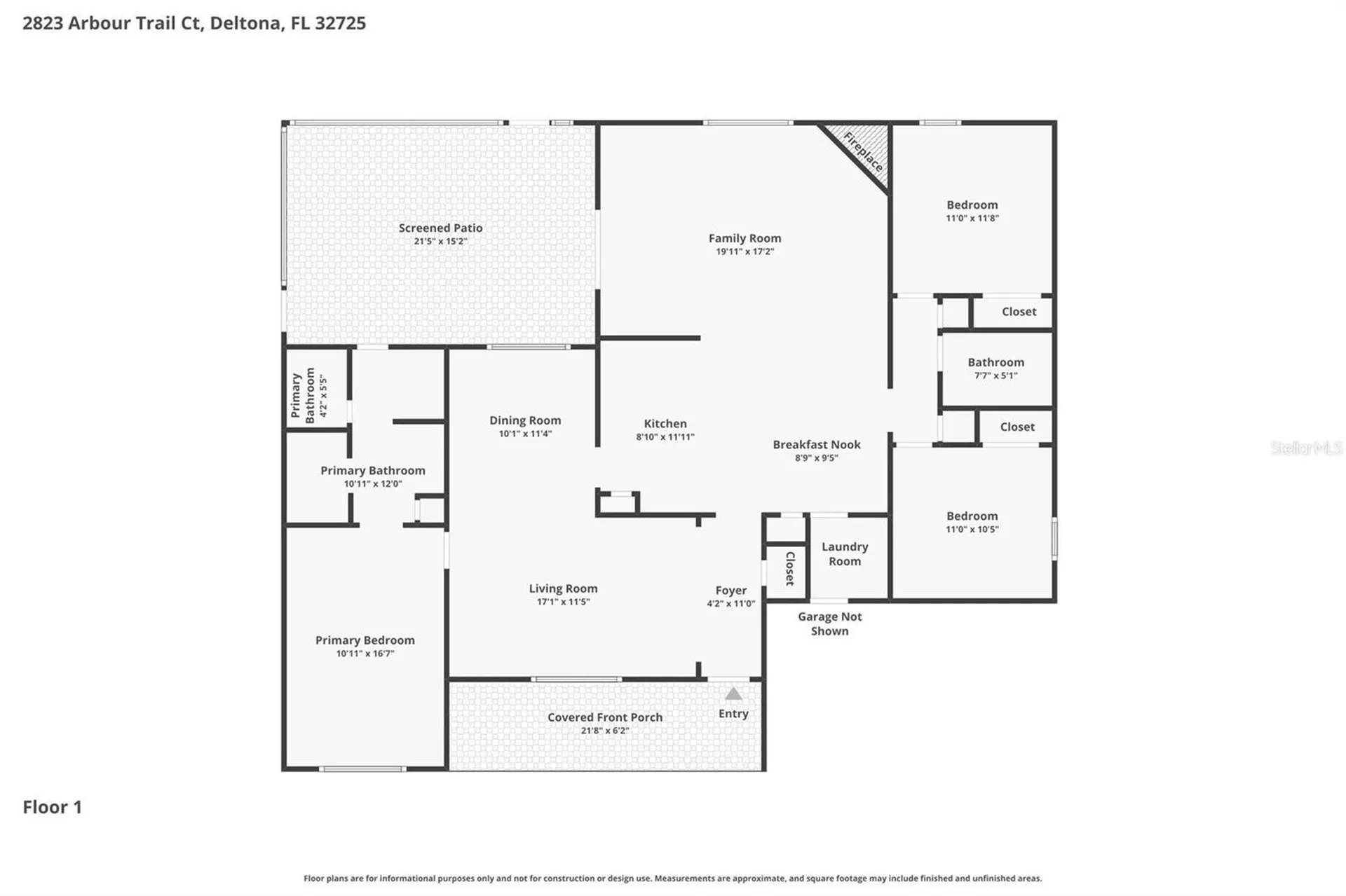 2823 Arbour Trail Court Deltona FL 32725