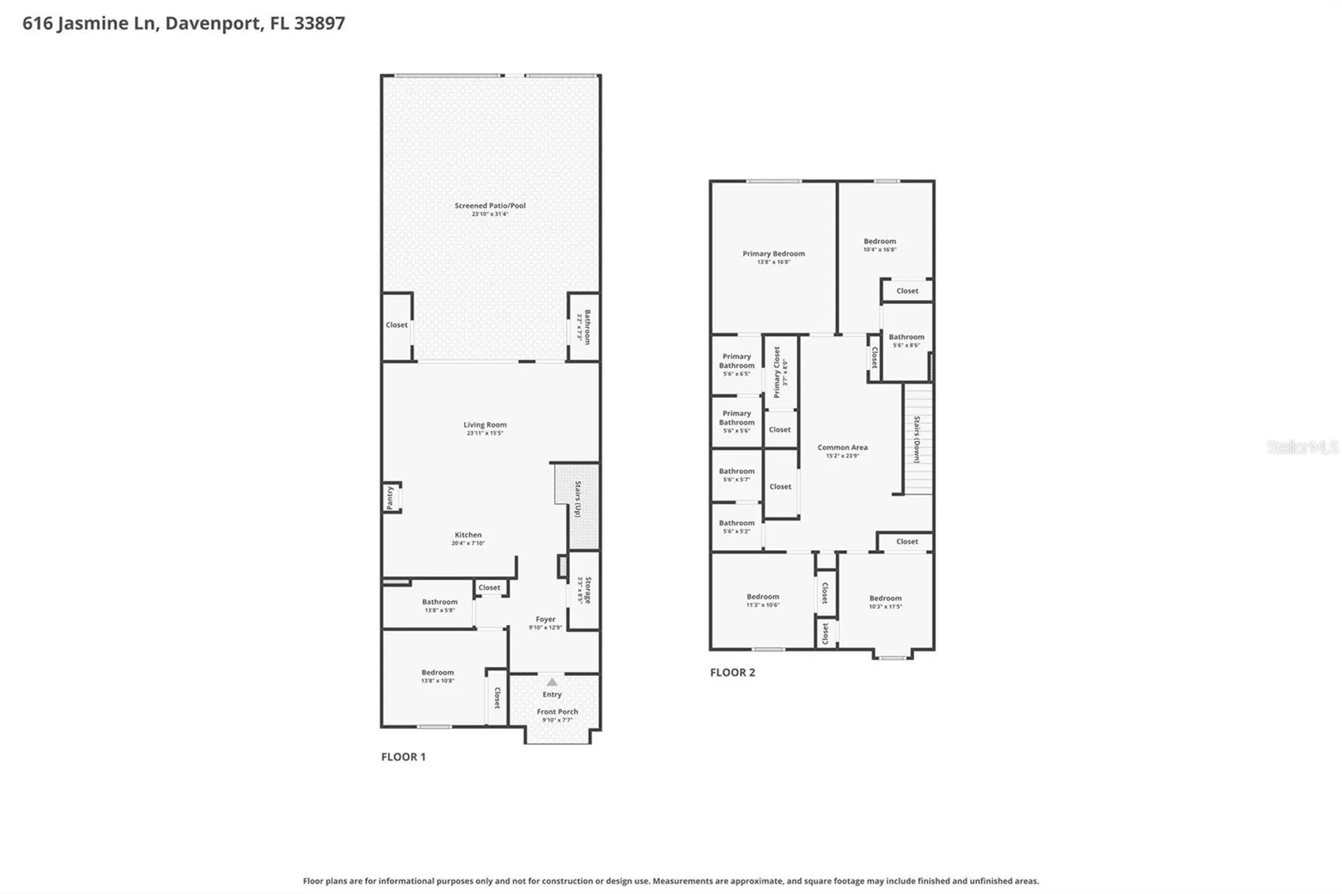 616 Jasmine Lane Davenport FL 33897