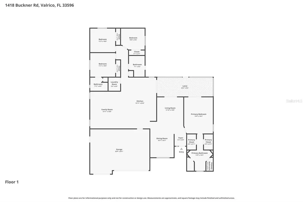 1418 Buckner Road Valrico FL 33596