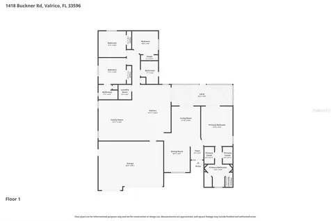 1418 Buckner Road Valrico FL 33596