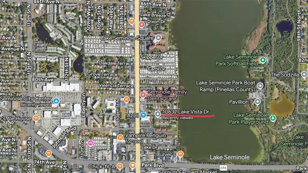 10632 Lake Vista Drive Seminole FL 33772