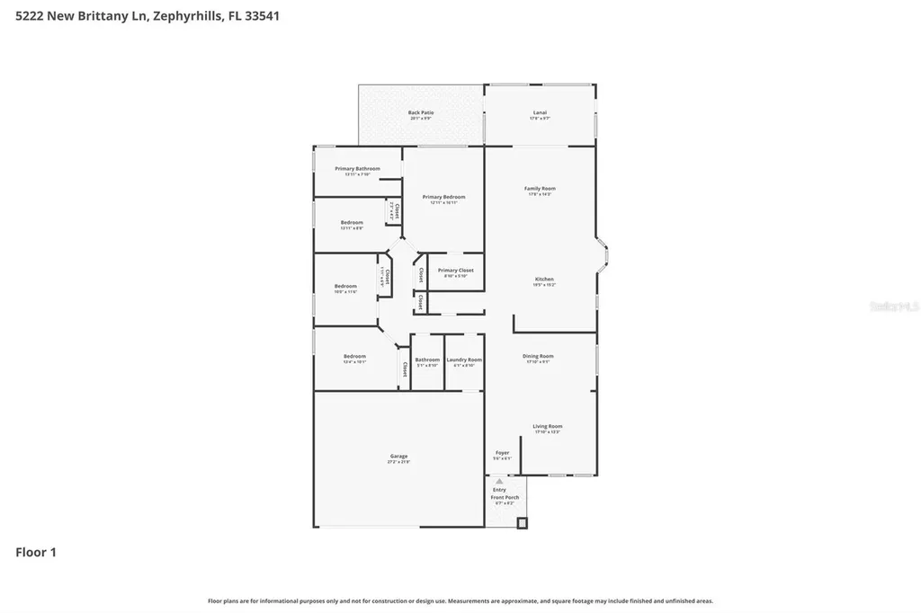 5222 New Brittany Lane Zephyrhills FL 33541