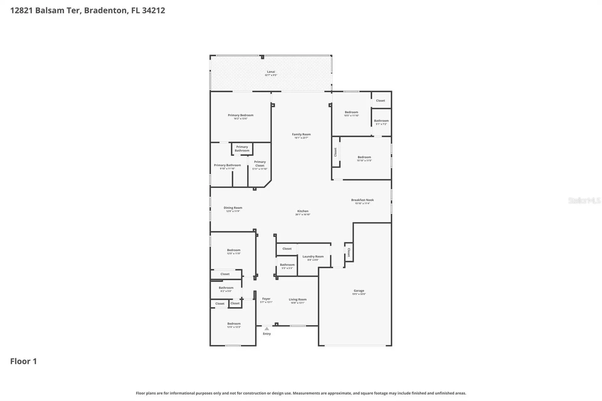12821 Balsam Terrace Bradenton FL 34212