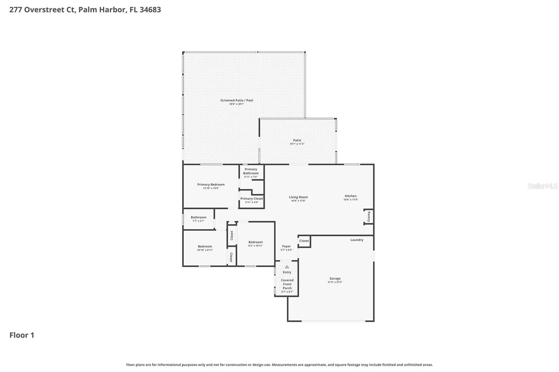 277 Overstreet Court Palm Harbor FL 34683