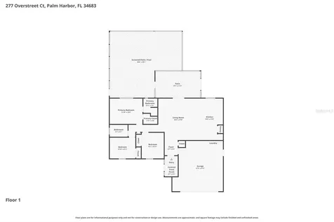 277 Overstreet Court Palm Harbor FL 34683