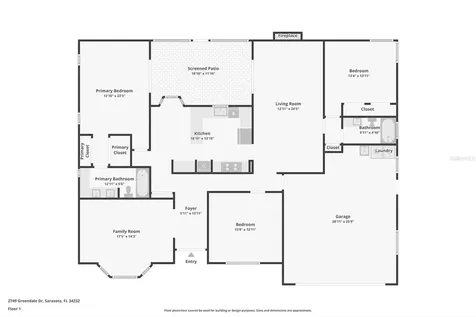 2749 Greendale Drive Sarasota FL 34232