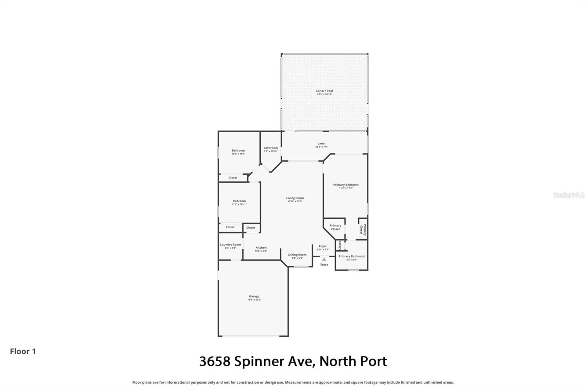 3658 Spinner Avenue North Port FL 34286