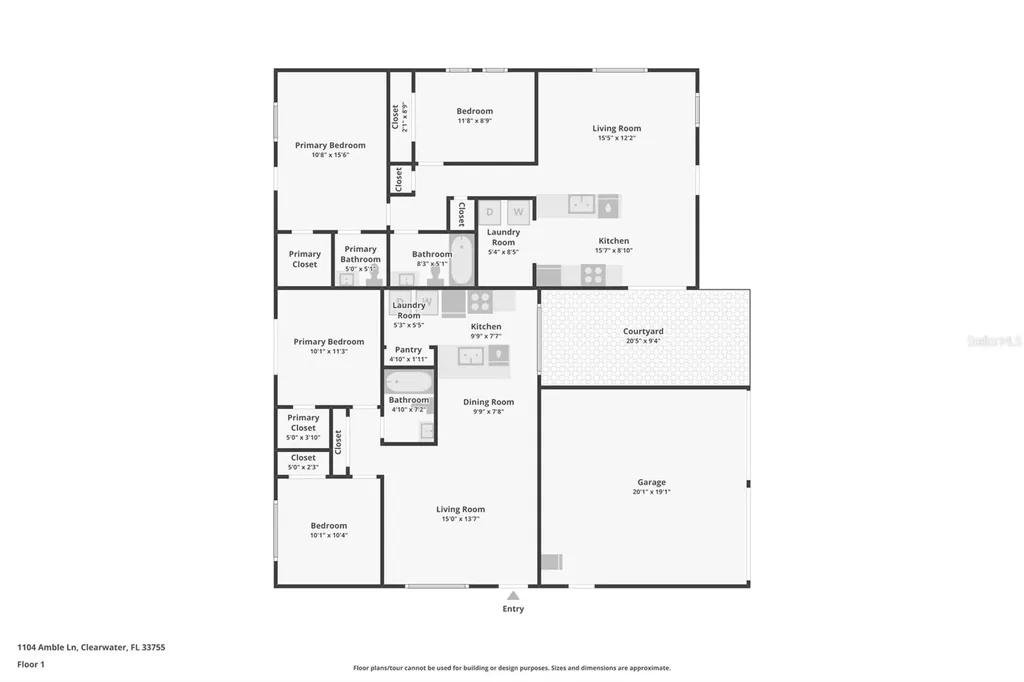 1104/1106 Amble Lane Clearwater FL 33755