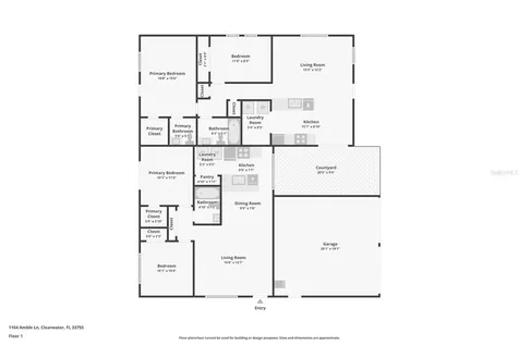 1104/1106 Amble Lane Clearwater FL 33755