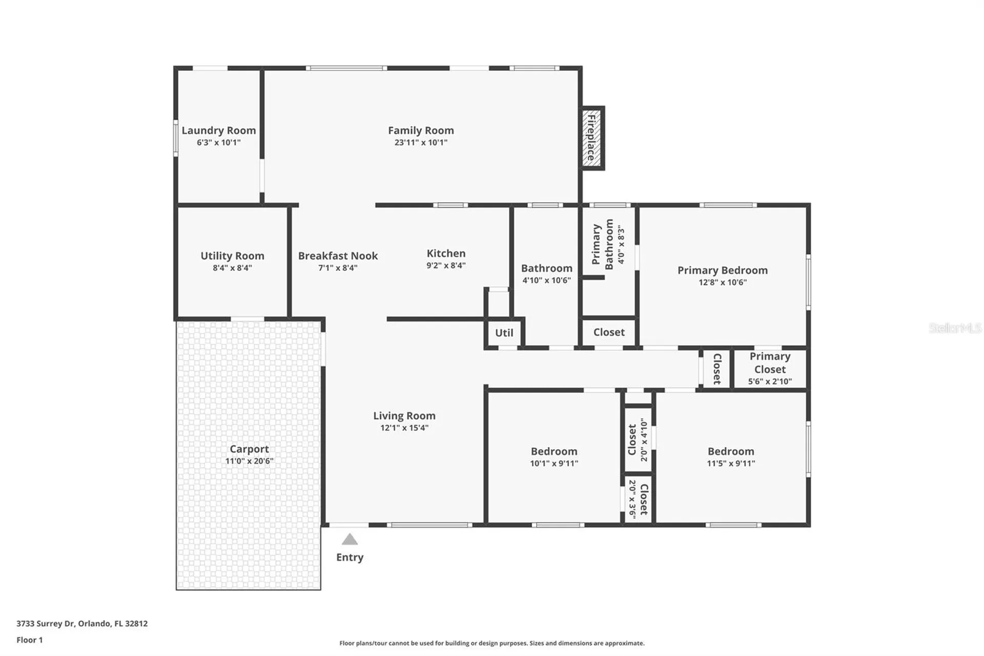 3733 Surrey Drive Orlando FL 32812