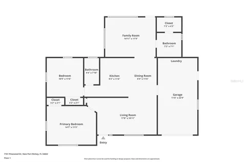 7151 Pinewood Drive New Port Richey FL 34652