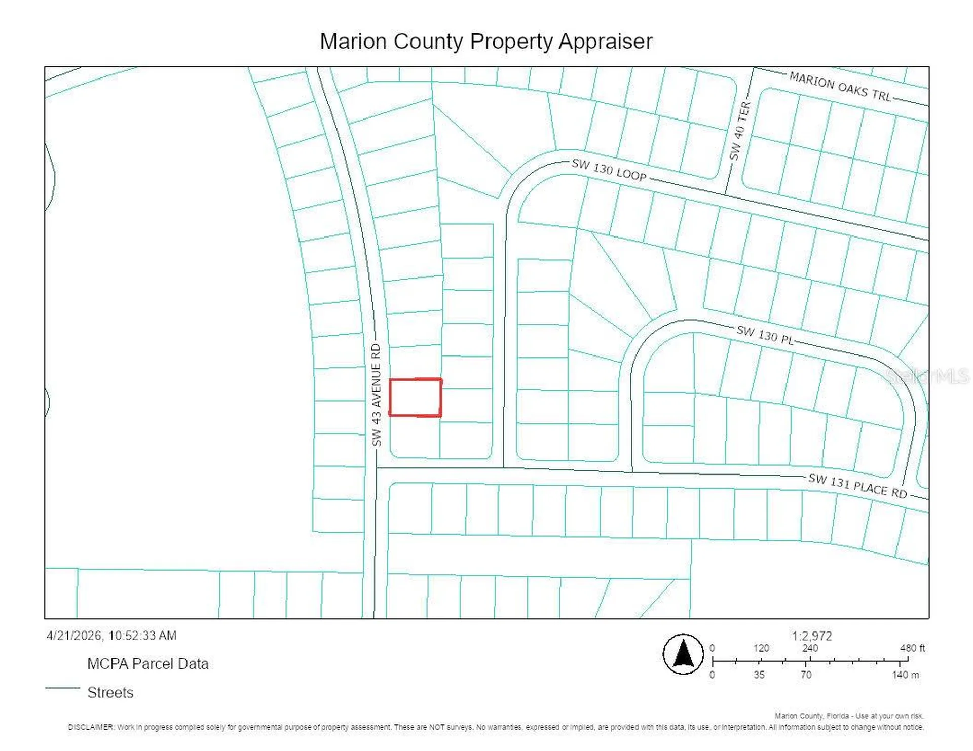 0 SW 43rd Avenue Road Ocala FL 34473