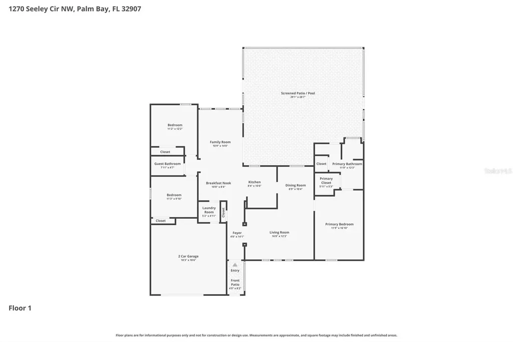 1270 Seeley Circle NW Palm Bay FL 32907
