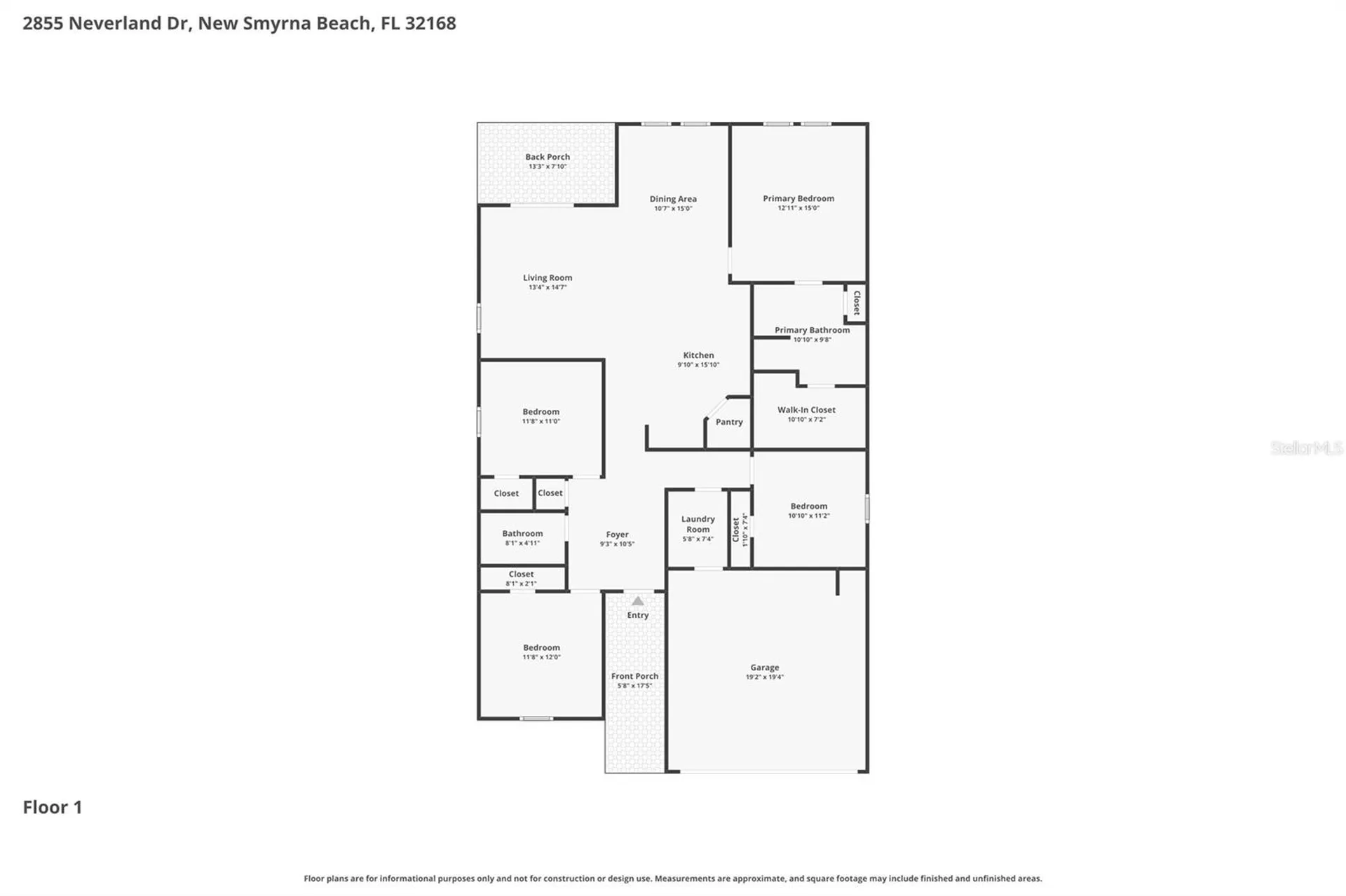 2855 Neverland Drive New Smyrna Beach FL 32168