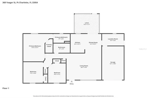 368 Yeager Street Port Charlotte FL 33954