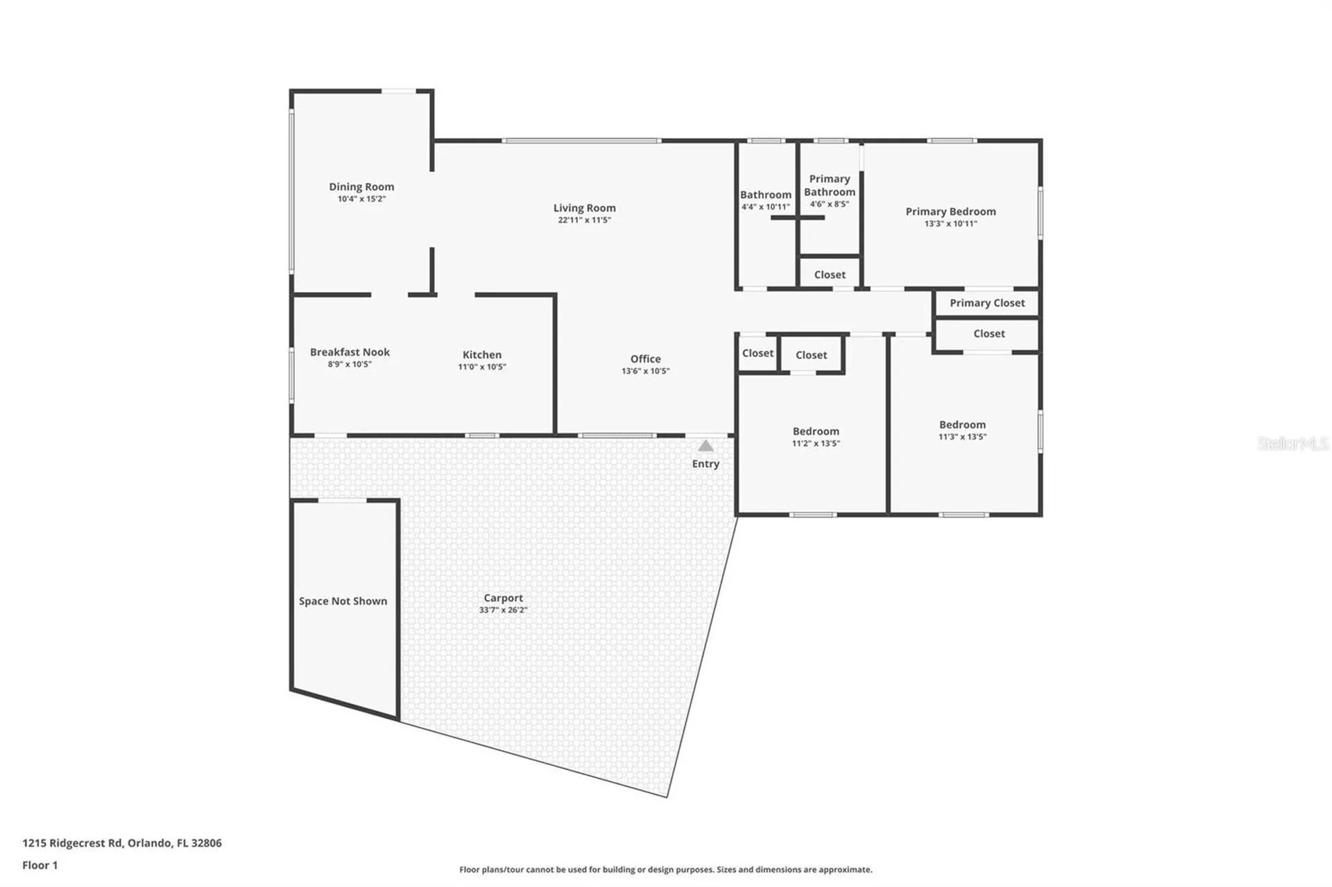 1215 Ridgecrest Road Road Orlando FL 32806