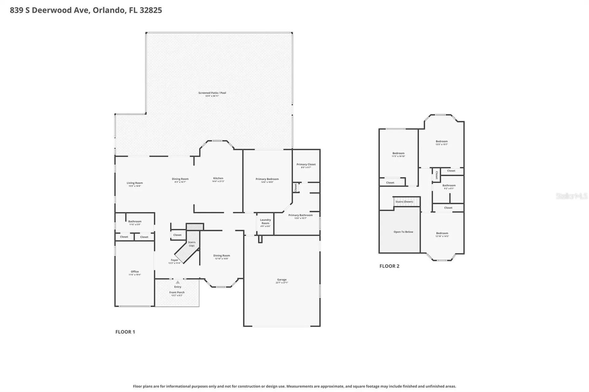 839 S Deerwood Avenue Orlando FL 32825