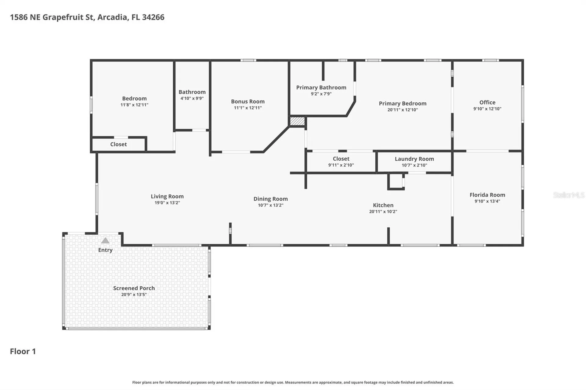 1586 NE Grapefruit Street Arcadia FL 34266