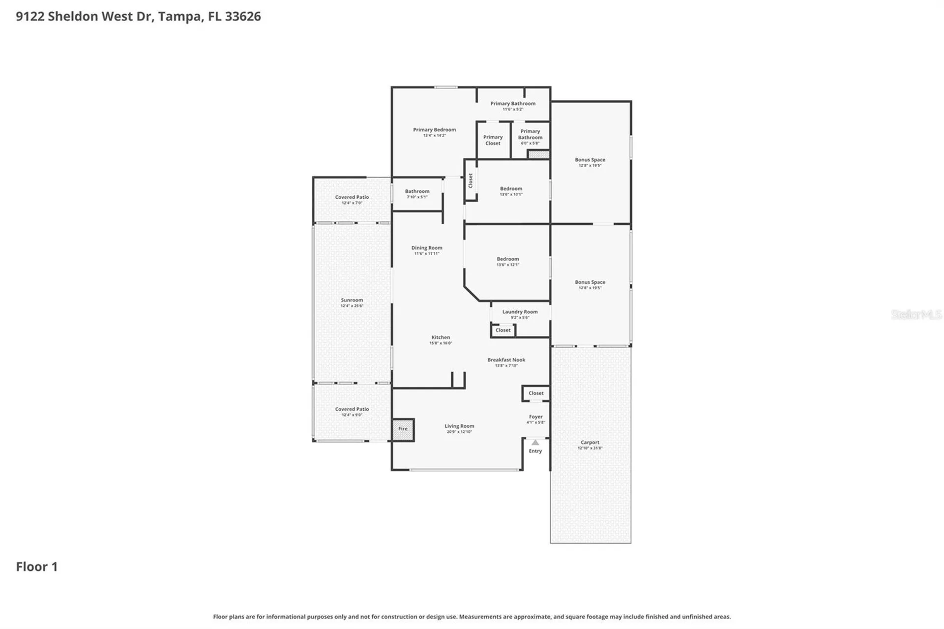 9122 Sheldon West Drive Tampa FL 33626