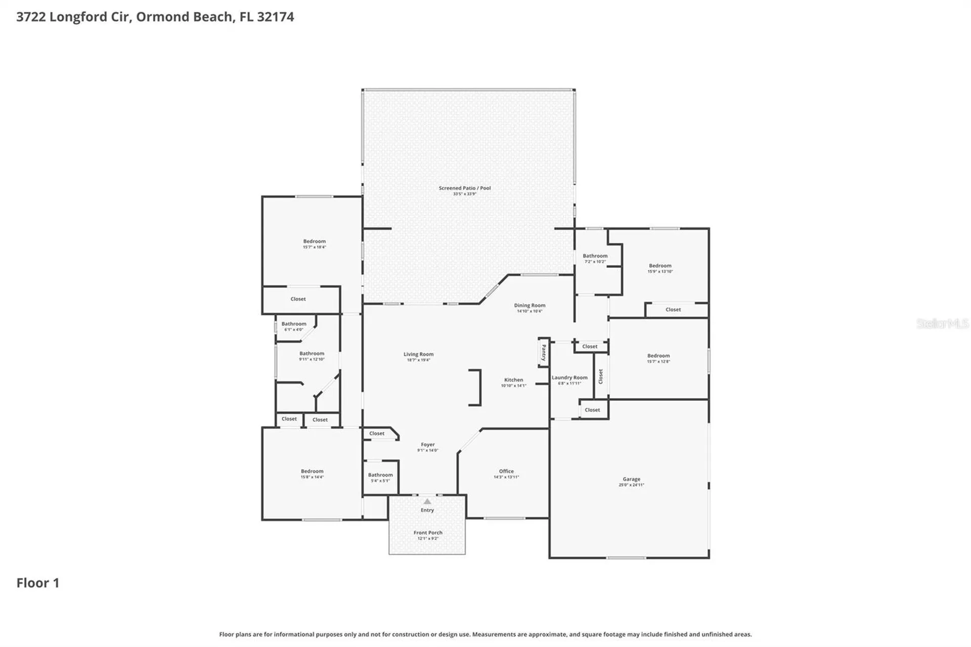 3722 Longford Circle Ormond Beach FL 32174