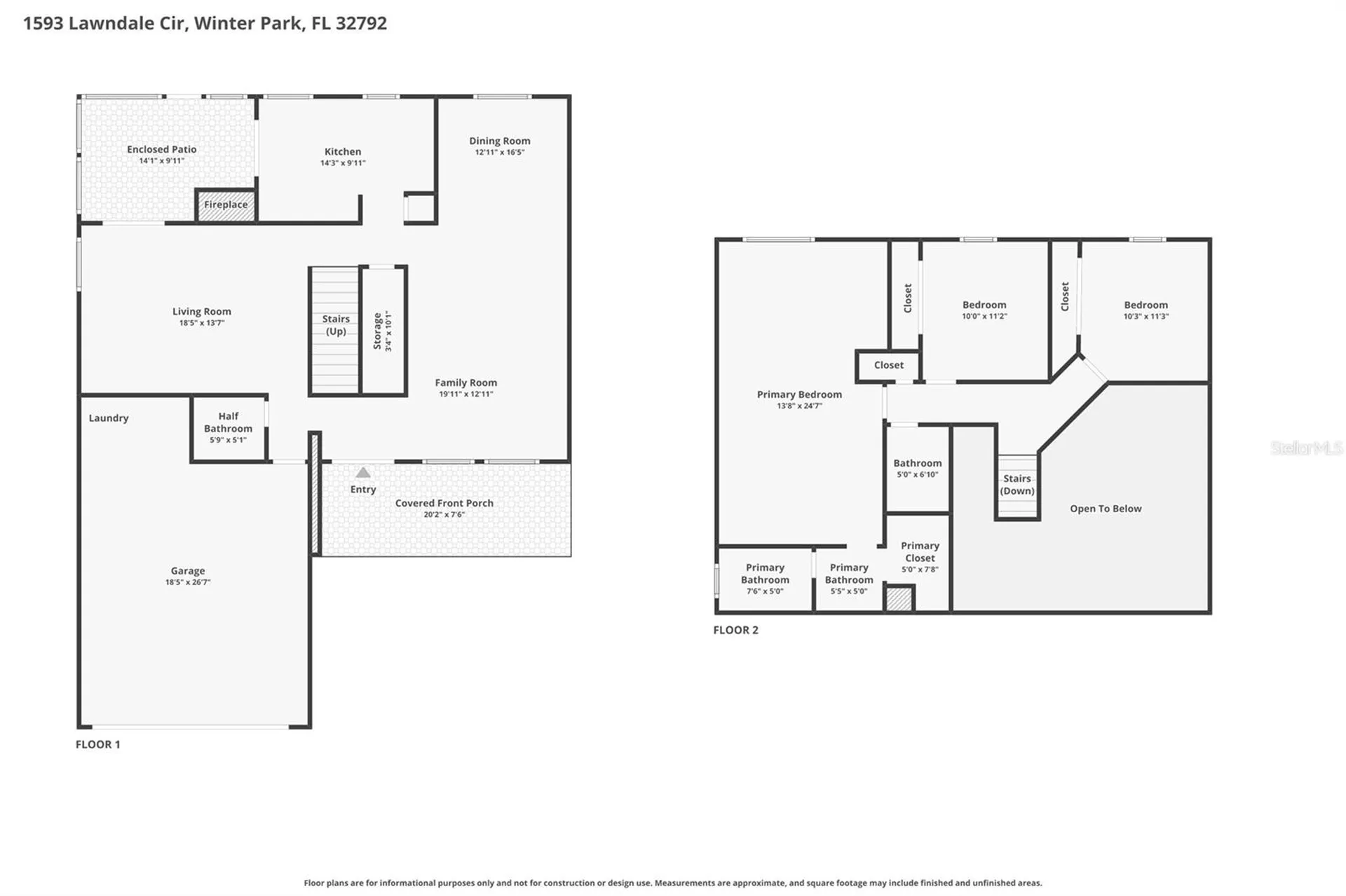 1593 Lawndale Circle Winter Park FL 32792