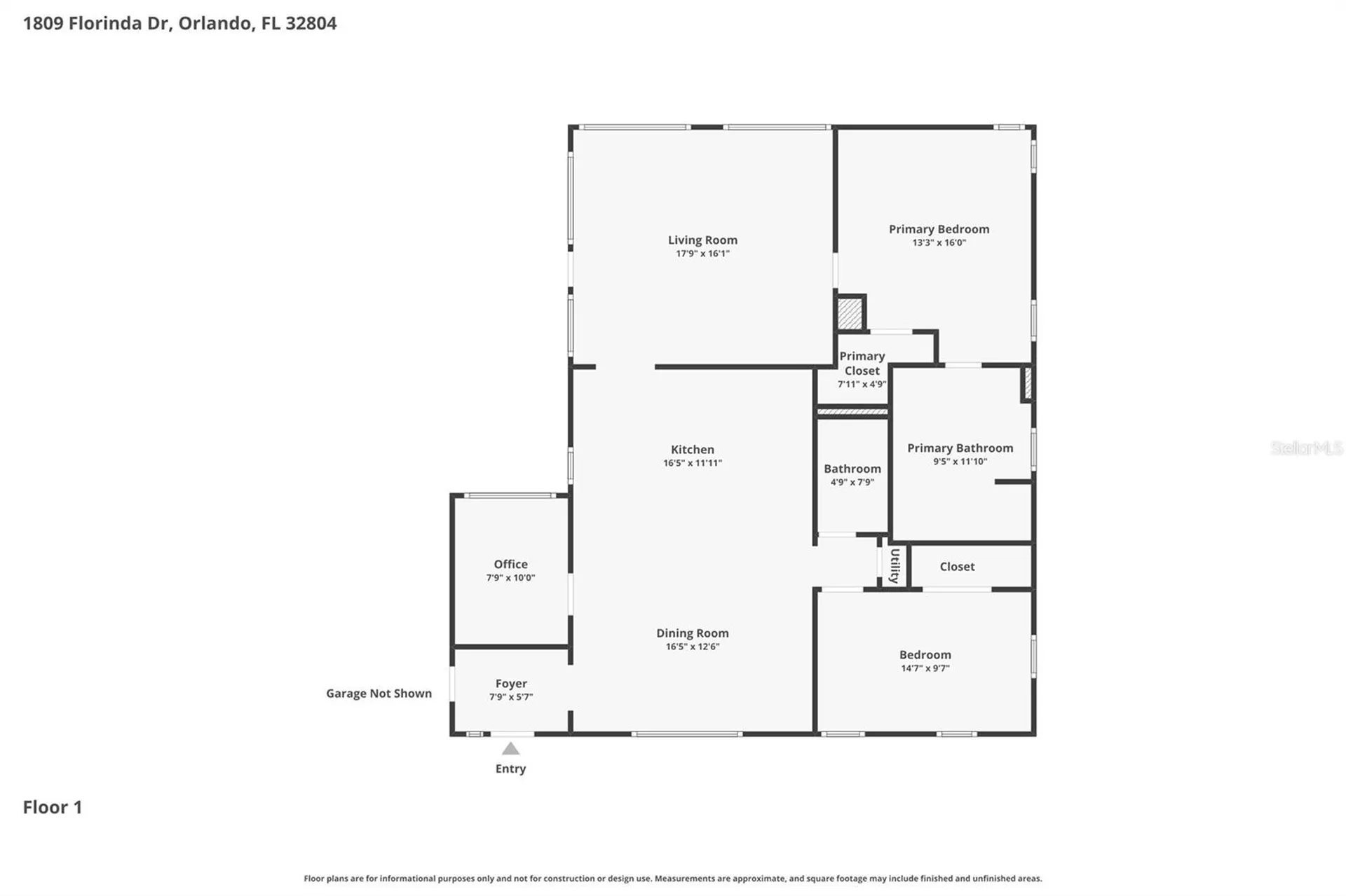 1809 Florinda Drive Orlando FL 32804