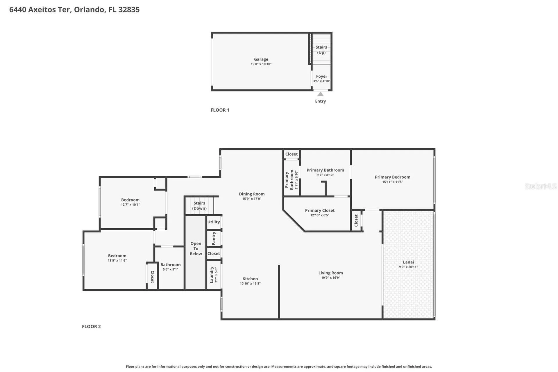 6440 Axeitos Terrace Orlando FL 32835